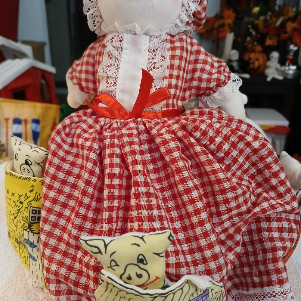 Three Pigs And Wolf Storybook Characters